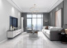 Керамогранит GT1206016206SSDGR Agra Светло-серый 60x120 Global Tile лаппатированный (полуполированный) универсальная плитка