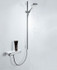 Душевой гарнитур Hansgrohe Raindance Select Showerpipe E120 3jet, со штангой 90 см и мыльницей, белый/хром