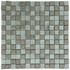 Мозаика Marble Mosaic Crystal Mix Silver стекло 30х30 см глянцевая чип 20x20 мм, серебро-silver