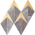 Мозаика Brainstorm Graphite 23,1x19,6 MS-01-258-0231-0196-1-011 керамика глянцевая, бежевый, серый 5903238037280