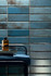 Настенная плитка Curio Blue Mix B Str 7.8x23.7 Tubadzin глянцевая керамическая 5903238037006