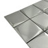 Мозаика Marble Mosaic Origami Silver нержавеющая сталь 30х30 см 3D чип 75х75 мм, серебро-silver
