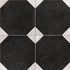 Керамогранит Rimini Black Pre-Cut 45x45 Etili Seramik Patchwork матовый напольная плитка n190307