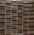 Мозаика S-803 стекло камень 29.8х30.5 см глянцевая чип 15х48 мм, коричневый
