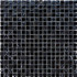 Мозаика из мрамора и стекла PIX714, чип 15x15 мм, сетка 300х300x8 мм глянцевая, черный