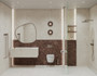 Керамогранит Neo Emperador Brown 60x120 Satin Staro Luna Rossa сатинированный универсальная плитка УТ-00001374