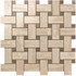 Декор мозаика S.M. Woodstone Champagne Twist Mosaic / S.M. Вудстоун Шампань Мозаика Твист керамический