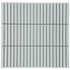 Мозаика Marble Mosaic Kit-Kat Snow керамика 28.2х29.4 см полированная чип 12x92 мм, белый