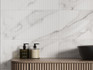 Настенная плитка Каррара Сер Глянец Низ 02 30x60 Gracia Ceramica керамическая 10100001774