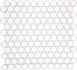 Мозаика Imagine Lab KO28-1R керамика 33х31.2 см матовая чип 28x28 мм, белая