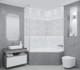 Настенная плитка Carrara Flowers 31.5x63 Azori матовая керамическая 00-00108694