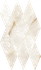 Мозаика Stellaris Crystal Pure Mosaico Diamond керамогранит 28х48 см Italon полированная, бежевый 620110000205