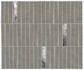 Мозаика Boost Mineral Smoke Mosaico Domino Lux 35х29,2 керамогранит матовая, серый, черный AIHJ