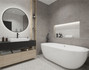 Настенная плитка GT159VG Sparkle Светло-серый рельеф 30х60 Global Tile матовая, керамическая