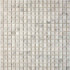 Мозаика из мрамора Bianco Carrara PIX239, чип 15х15 мм, сетка 300х300х4 мм матовая, серый