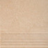 Ступень фронтальная Mattone Sabbia Beige Stopnica Prosta 30х30 клинкер матовая Paradyz Ceramika