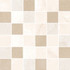 Мозаика Opale Beige Mosaic керамика 30х30 глянцевая, матовая, бежевый, белый 587433003