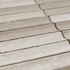 Мозаика Pixmosaic PIX 347 White Wooden, Concave, чип 30х151 мм, сетка 305х318х12 мм, матовая мрамор бежевый