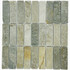 Мозаика Marble Mosaic Cultura сланец 30х30 см чип 30x98 мм, серый, коричневый