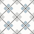 Керамогранит Tanger Silver Rhomb 12,3x12,3 Peronda матовый универсальный