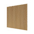 Стеновая квадратная панель Круги МДФ Ликорн Орех Светлый Ликорн мм (4 шт.)