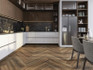 Керамогранит Wood Concept Prime Темно-коричневый ректификат 21,8x89,8 Cersanit матовый универсальный A15993