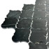 Мозаика Marble Mosaic Arabesco Nero Marquina Pol камень 27.8х32.5 см полированная чип 68х68 мм, черный