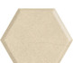 Настенная плитка Serene Beige Heksagon Struktura Paradyz Ceramika 17.1x19.8 рельефная (структурированная) керамическая 5900144051522