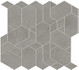 Мозаика Boost Grey Mosaico Shapes AN65 31x33.5 керамогранитная м2