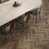 Керамогранит Four Seasons Chevron Chocolate Nat 7.5х40.7 Flaviker антискользящий (grip), матовый настенная плитка PF60012463