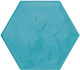 Настенная плитка Kane Hexagon Sky 16х18 Cifre глянцевая, рельефная керамическая 78801164