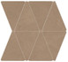 Мозаика Boost Natural Coral Mosaico Rhombus 36,7x33,8 керамогранит матовая, коричневый A7CT