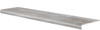 Ступень фронтальная Tread V-Shape Mattina Bianco 120.2x32 керамогранит матовая