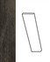 Плинтус Грув дарк /Groove dark battiscopa 7.2x60 матовый керамогранит