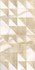 Настенная плитка Apulia Oro Struttura Azori 31.5x63 глянцевая, рельефная (структурированная) керамическая 509001101