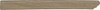Плинтус для ступеней Remate Fior. Izq. Peldano Oregon Roble 3.2x33