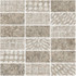 Мозаика Stone-X Тауп Матовый K9498908R001VTE0 30х30 (5x10) керамогранит, матовая, белый, серый