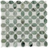 Мозаика Marble Mosaic Emeralda Pol камень 29х29.2 см полированная, серый, белый