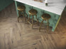 Керамогранит Wood Concept Natural Темно-коричневый ректификат 21,8x89,8 Cersanit матовый, рельефный напольный A15985