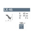 Карниз NMC LX-46 (H) 