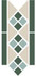 Бордюр Border Lisbon with 1 strip (Tr.16, Dots 13+18, Strips 18) 28х15 матовый керамогранит