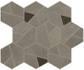 Мозаика Boost Pro Taupe Mosaico Hex керамогранитная 25x28.5
