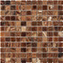 Мозаика из оникса Caramel Onyx PIX206, чип 23x23 мм, сетка 305х305x8 мм глянцевая, коричневый