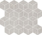 Мозаика T017/14053 Риккарди Мозаичный Серый Светлый матовый керамика 37.5х45 см Kerama Marazzi