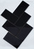 Настенная плитка TH752A черная NSmosaic 7.5х15 глянцевая керамическая