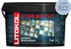 Затирка для плитки эпоксидная Litokol двухкомпонентный состав Starlike Evo S.310 Azzurro Polvere 5 кг 485320004