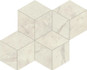 Мозаика Marvel Calacatta Perla Mosaico Esagono Silk 30x35 керамогранит шелковистая, белый AF8N
