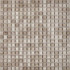 Мозаика из мрамора White Wooden PIX253, чип 15x15 мм, сетка 305х305x4 мм глянцевая, бежевый