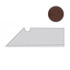 Плинтус Blaze Corten Battiscopa Sag.Dx (A0IU) 7,2x30 Неглазурованный керамогранит, матовый