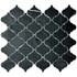 Мозаика Marble Mosaic Arabesco Nero Marquina Pol камень 27.8х32.5 см полированная чип 68х68 мм, черный
